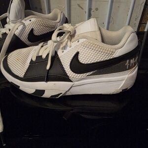 Nike JA1 (GS) White and Black Sneakers size 4.5 Youth